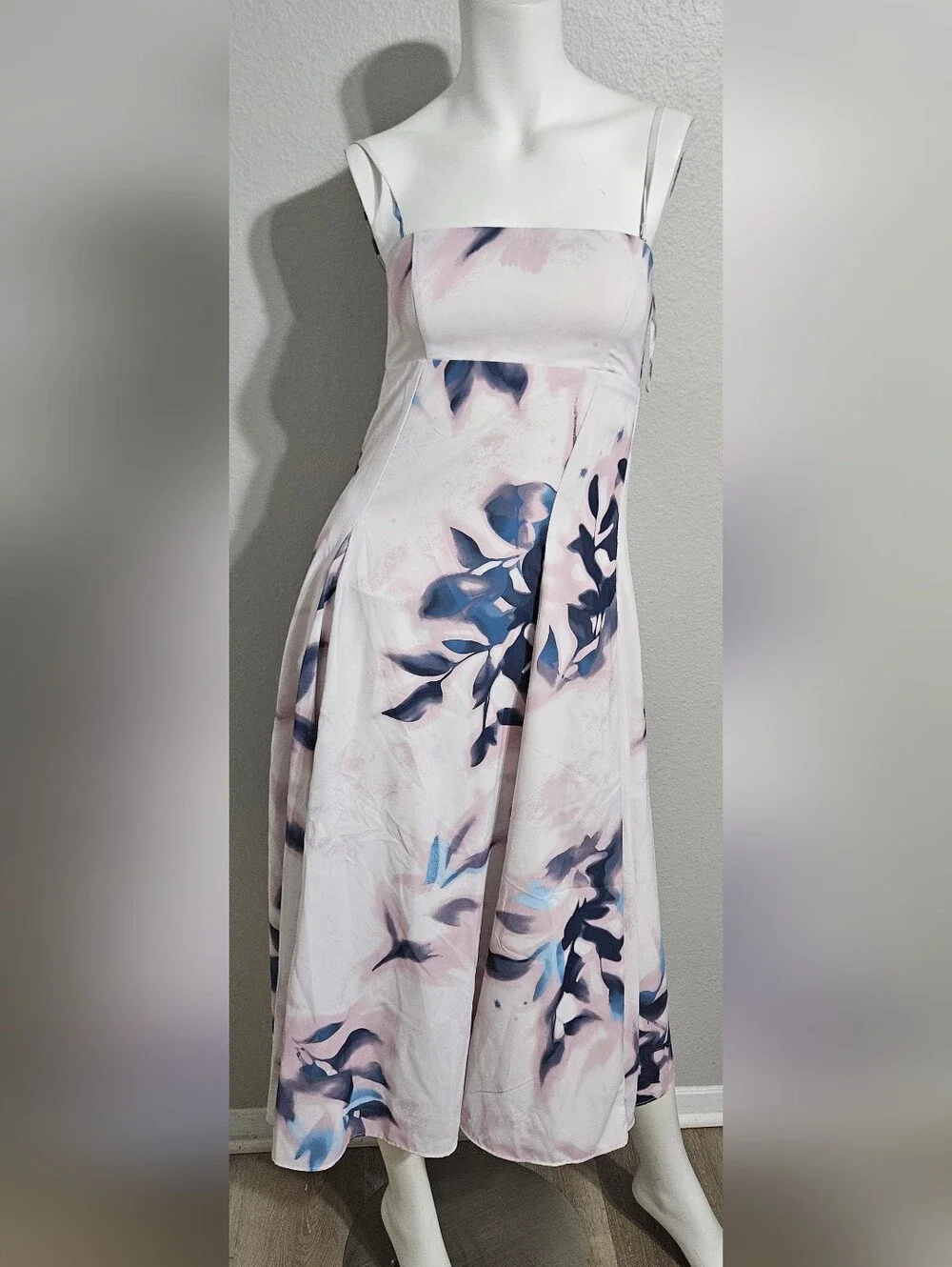 Abercrombie & fitch Godet Clasp-Back Midi Dress Size XSP